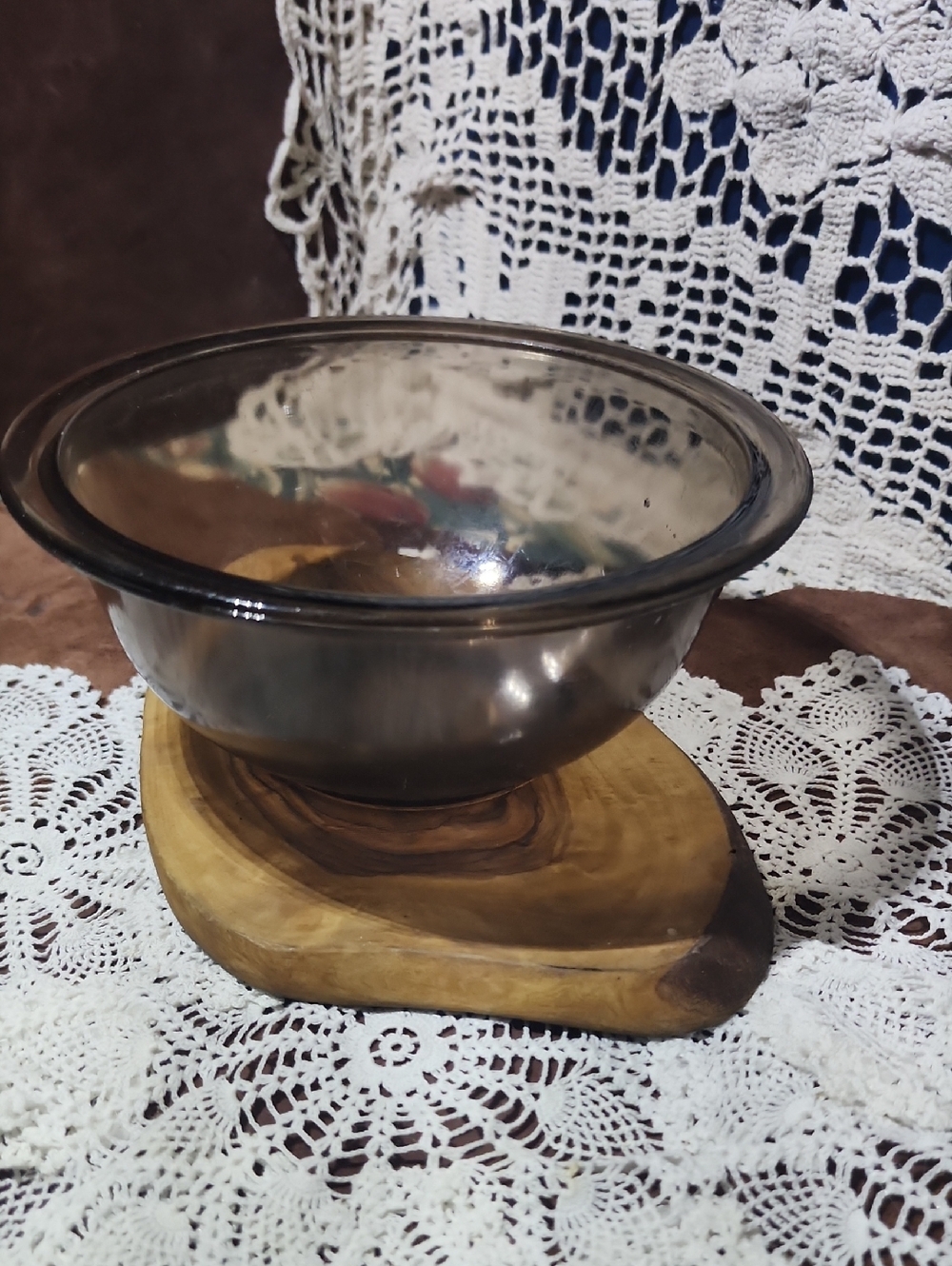 Vintage PYREX Amber Glass 7" Small Nesting Bowl